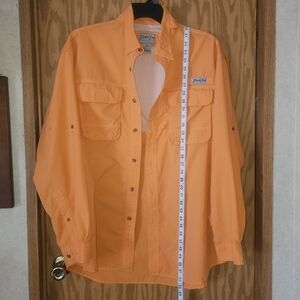 ​Bimini Bay Outfitters Men's XL Performance Fishing Shirt - Orange​
